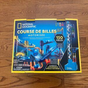New Unopened National Geographic Marble Run with Motorized Elevator - 150-Piece